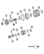 52107927AA - NAG1; W5A380; 5-Speed; Automatic Transmission: Needle Bearing for Mopar Image