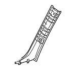 51437129312 - Body: Windshield Pillar Trim for BMW Image