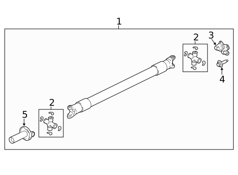 Drive Shaft for 2021 Lincoln Navigator #2