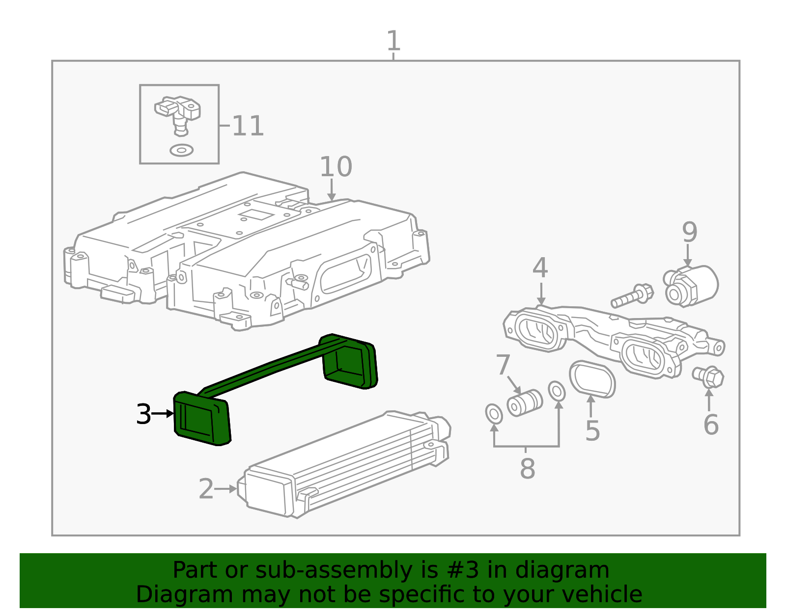 12640404 - Inter-Cooler Insulator | Partners Chevy