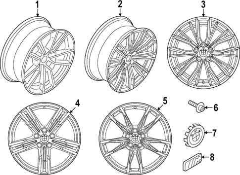 Wheels for 2022 BMW M340i #0