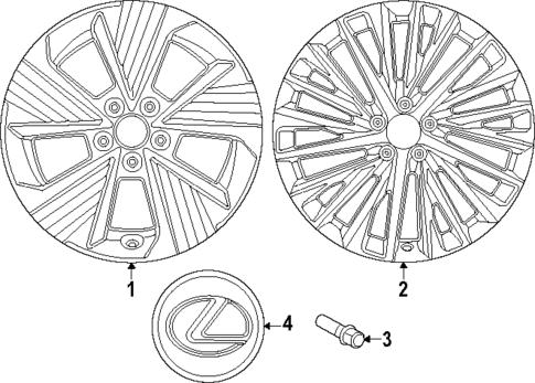Wheels for 2024 Lexus RZ450e #0