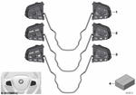 61319873213 - Vehicle Electrical System: Switch, Multifunct. Steering Wheel for BMW Image