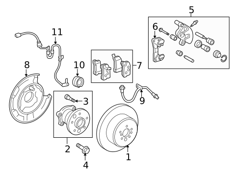 Anti-Lock Brakes for 2006 Toyota Highlander #2