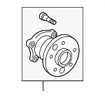 424600E010 - Driveline &amp; Axles: Wheel Bearing And Hub Assembly for Toyota Image