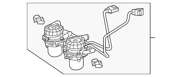 thumbnail image 2 of 2x Secondary Air Injection Pump For 2007-2013 Toyota Tundra 5.7L V8 - Replaces 17610-0S010 (Hexautoparts) 2 of 5