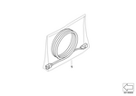 61116966384 - Audio, Navigation, Electronic Systems: Antenna Line, Telephone for Mini Image