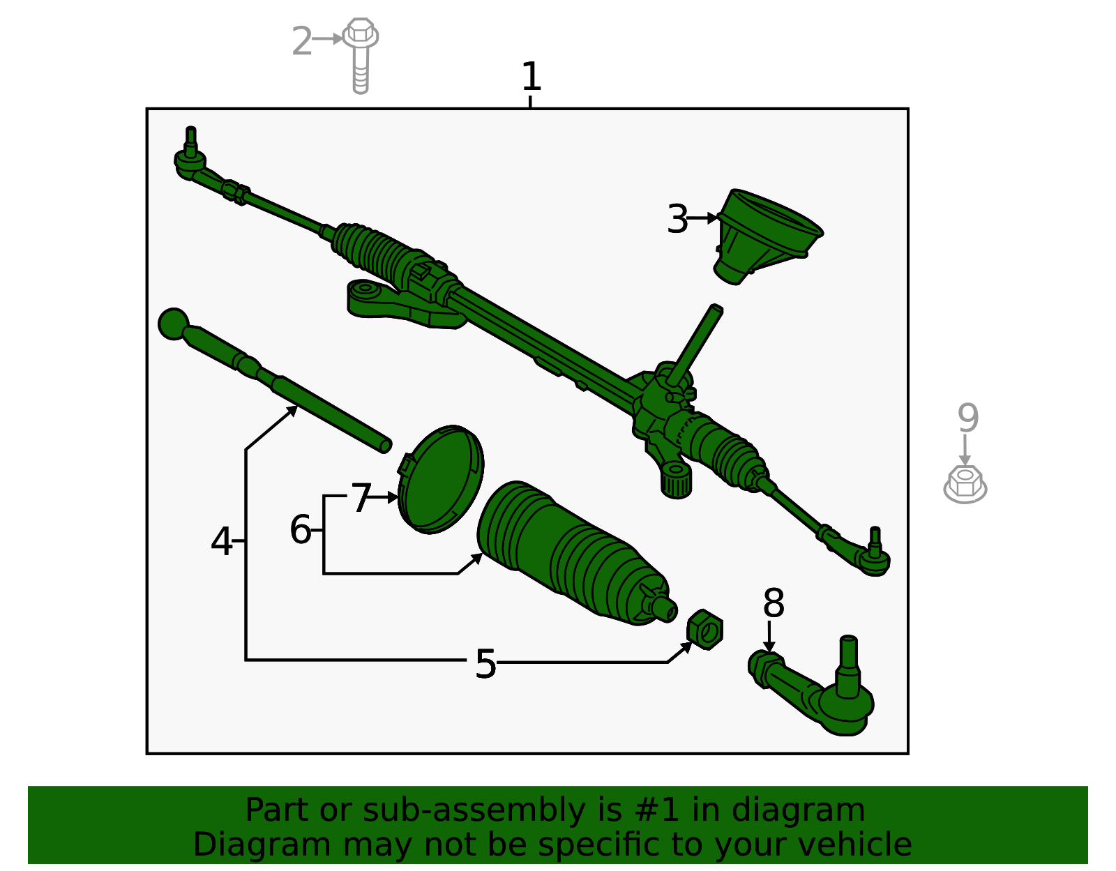 2011-2019 Ford Fiesta Rack And Pinion Assembly AE8Z-3504-A | OEM Parts ...