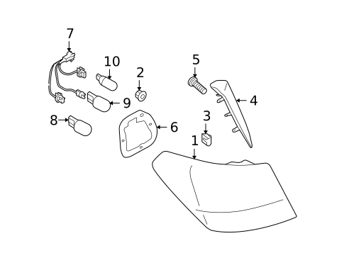 Bulbs - Chassis for 2012 Subaru Legacy #3