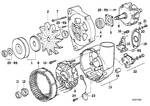 12311730713 - Engine Electrical System: Pulley for BMW Image image