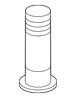 22326779446 - Engine: Mount Bracket Pin for BMW: 745i, 745Li, 750i, 750Li, 760i, 760Li, Alpina B7 Image