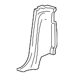 F65Z18278D12AAD - Body: Corner Trim for Ford: F-150, F-150 Heritage, F-250 Image