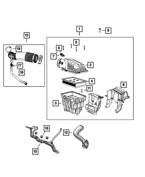 Air Cleaner for 2020 Jeep Wrangler #0
