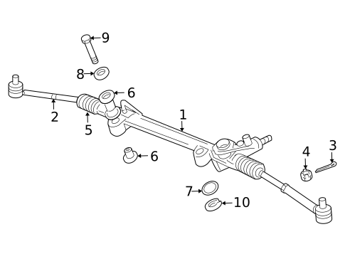 Steering Gear & Linkage for 2005 Dodge Viper #0