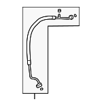 80312STKA01 - HVAC: Suction Hose for Acura: RDX Image