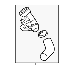 32325480 - Cooling System: Resonator for Volvo: S60, S90, V60, V60 Cross Country, V90, V90 Cross Country, XC60, XC70, XC90 Image