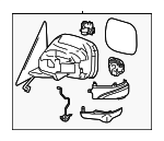 963016JG0A - : Mirror Assembly for Nissan Image