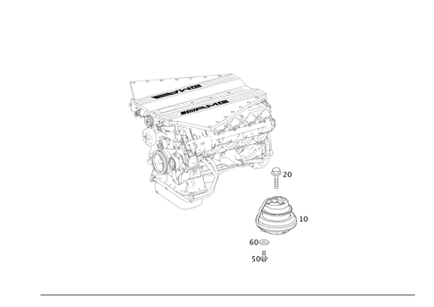 Engine Suspension for 2018 Mercedes-Benz AMG&reg; GT S #0