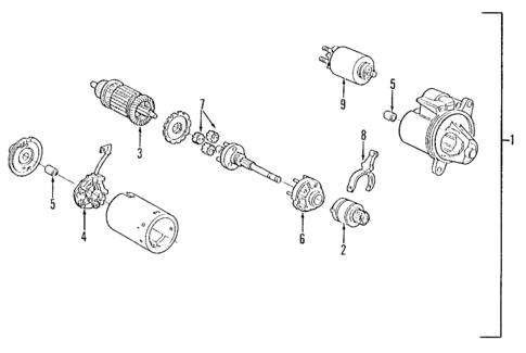 Starter for 1998 Ford Windstar #0