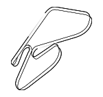 252123C100 - Cooling System: Serpentine Belt for Kia: Amanti, Sedona, Sorento Image