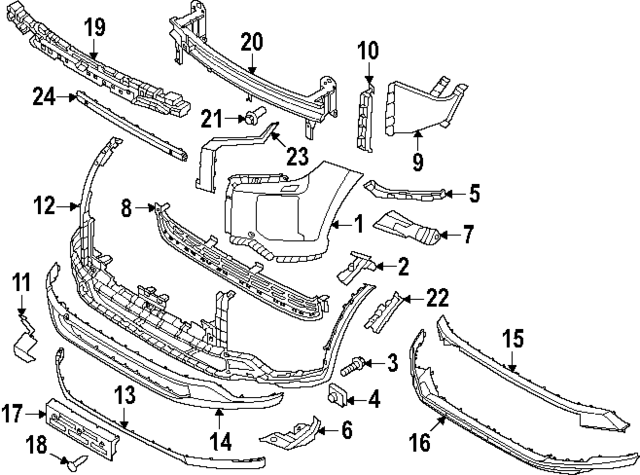 86512S8CB0 - : Lower Cover for Hyundai Image