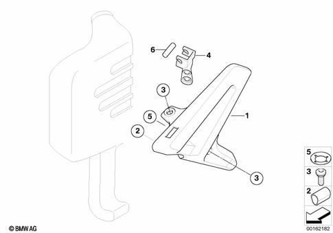 Motorcycle Trim Section, Windshield for 2008 BMW-Motorrad G 650 Xcountry #1