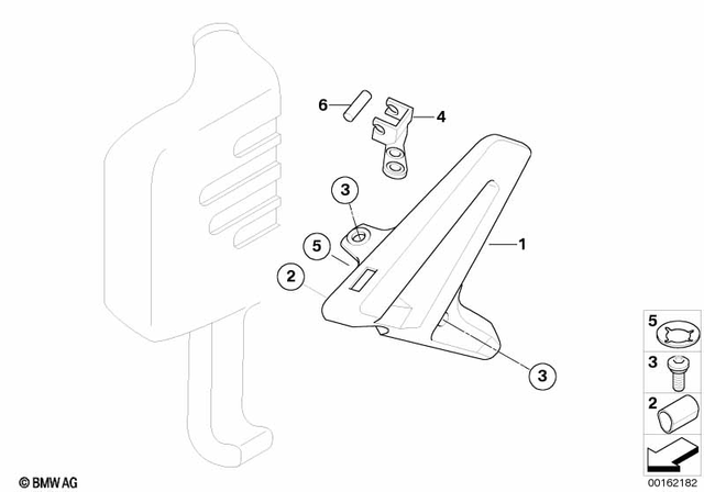 46637696819 - Frame and Mounting Parts: Cover -  for BMW-Motorrad Image