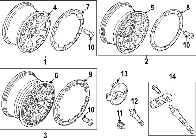 N2DZ1007CA - : Wheel Assembly for Ford: Bronco Image