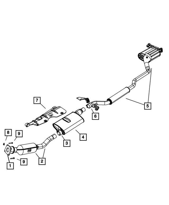 4880670AC - Exhaust: Catalytic Converter for Mopar Image image