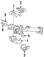 BA65KX8 - Steering: Upper Shroud for Mopar Image