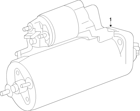 Starter for 2022 Porsche Macan #1