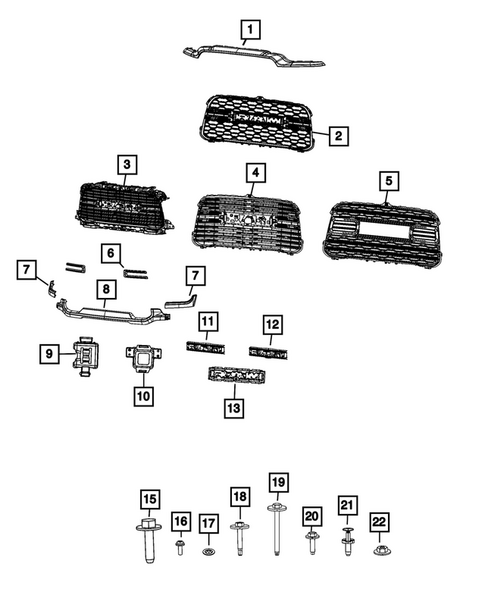 Grilles for 2023 Ram 3500 #1
