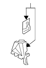 8U0802182A - Body: Seat Reinforced for Audi: Q3, Q3 Quattro Image