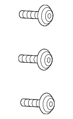 BJS750M38 - Body: Applique Clip for Mazda: 3, 6, CX-3, CX-30, CX-5, CX-70, CX-9, CX-90, MX-30 EV Image