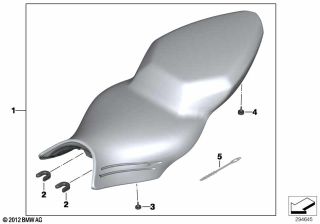 52537682361 - Ergonomics &amp; Comfort: Decoupling Element for BMW-Motorrad Image