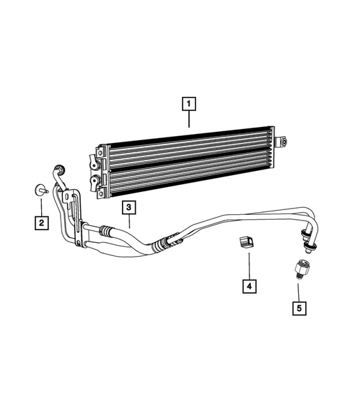 Transmission Oil Cooler and Lines for 2020 Dodge Journey #0