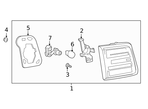 Backup Lamps for 2017 GMC Acadia Limited #0