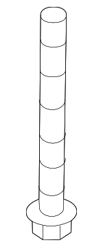 PAF008735 - Suspension: Suspension Support Mount Bolt for Porsche: 718 Boxster, 718 Cayman, 718 Spyder, 911 Image