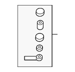 99133152100 - : Adjust Motor Mount Kit for Porsche: 911 Image
