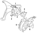 6162712070 - Body: Upper Extension for Toyota: Corolla Image
