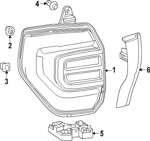 Combination Lamps for 2025 Toyota 4Runner #0