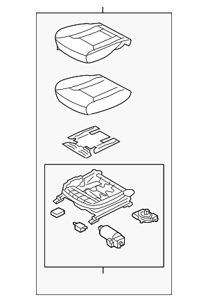 882013V535XBC - : Seat Cushion Foam for Hyundai Image