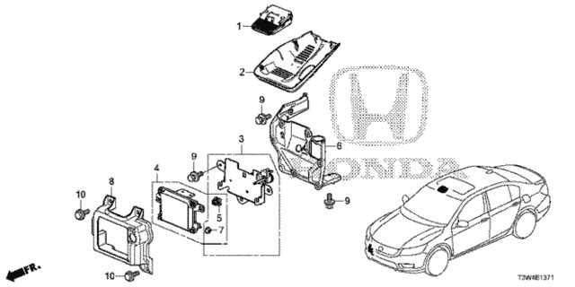 Radar (2) for 2017 Honda Accord #0