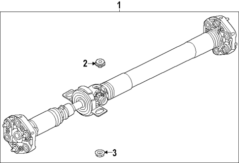 Drive Shaft for 2024 Mazda CX-90 #1