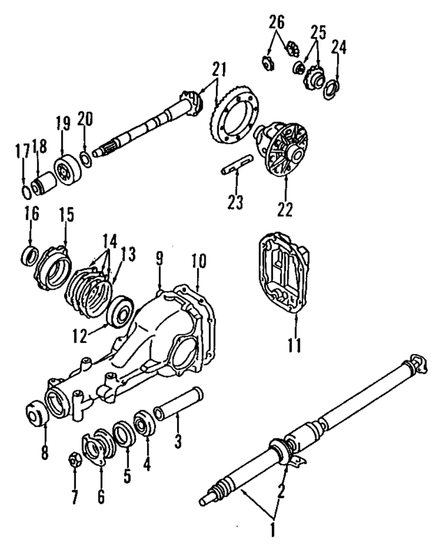 32008398 - : Rear Pinion Bearing for Saab Image