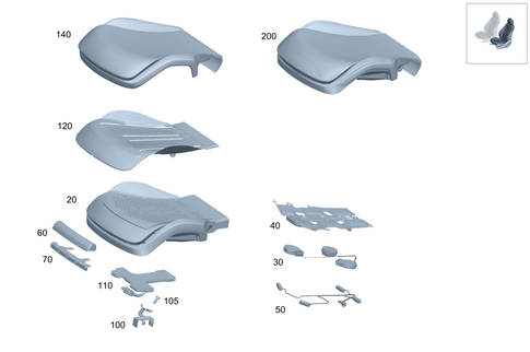 Left Seat for 2026 Mercedes-Benz Maybach EQS 680 SUV #0