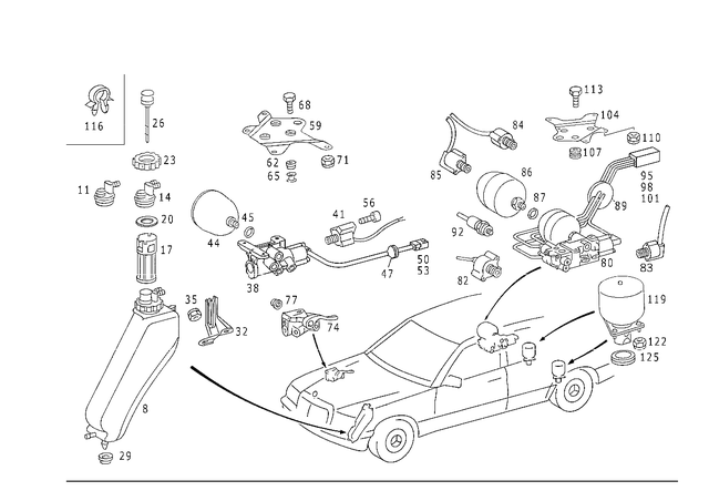 25456714 - : Switch for Mercedes-Benz: 300E, 300TE Image