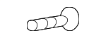 9YA500602 - Body: Lock Assembly Bolt for Mazda: 2, 3, 5, 6, CX-3, CX-30, CX-5, CX-50, CX-70, CX-9, CX-90, MX-30 EV, MX-5 Miata Image