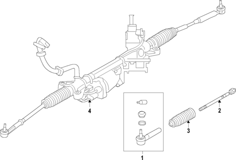Steering Gear & Linkage for 2022 Subaru Crosstrek #1