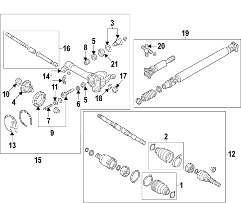 Axle Shafts & Joints for 2024 Nissan Frontier #0